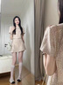 蔻伊婭（Kouyiya）品牌女轉新品小香風套裝女2025夏季名媛小個子氣質高級感短袖上衣 短裙套裝 M 曬單實拍圖