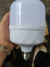 超亮led燈泡e27螺口家用白光5W10W20W30W40W60W80瓦大功率節能燈 超亮護眼【40W】高配恒流款 【2個(gè)裝】E27螺口-白光 曬單實(shí)拍圖