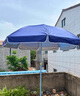 擺攤專用傘雨傘遮陽傘太陽傘大型大傘戶外庭院出攤廣告?zhèn)愫谀z雙層 2.2M 大紅 加防曬背銀 曬單實(shí)拍圖