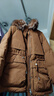 朗姿霍爾多巴吉白鵝絨復古高級感派克服外套冬新款保暖羽絨服 淺咖色2 L 曬單實(shí)拍圖