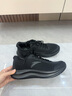 安踏（ANTA）男鞋運動(dòng)鞋子冬季男士新款跑步鞋皮面戶(hù)外防滑減震耐磨綜訓鞋男 黑 【防潑水】 42 曬單實(shí)拍圖