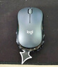 羅技（Logitech）M220 輕音鼠標(biāo) 無(wú)線鼠標(biāo) 辦公鼠標(biāo) 對(duì)稱(chēng)鼠標(biāo) 帶無(wú)線微型接收器 灰黑色 曬單實(shí)拍圖