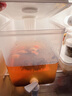 JCZS日式冰箱冷水壺帶龍頭飲料桶家用冷水壺冰果汁茶桶大容量可放冰箱 3L冰翠綠+帶濾網(wǎng)【計時保鮮】 曬單實拍圖