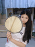 BIBK德國(guó)古風(fēng)老式蒲扇夏家用手工編制腰扇中國(guó)古風(fēng)大芭蕉扇兒童耐用扇 蒲扇-大號(hào)紅-【精致包邊】 曬單實(shí)拍圖