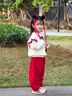 G.DUCKKIDS小黃鴨哪吒兒童服裝女童秋裝套裝2025新款女寶寶衣服春秋季兩件套 紅色 120 尺碼5~6歲【110-120cm】 曬單實(shí)拍圖