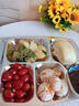 廚萬雅 不銹鋼餐盤學(xué)校食堂飯盤304不銹鋼分格餐盤 0.8厚350g 大六格 曬單實拍圖