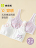 棉奇熊少女內衣發(fā)育期背心第一階段防凸點(diǎn)小學(xué)生女童文胸a類(lèi)棉質(zhì)10-14歲 S912/BX372-2條裝【透氣親膚】 140 【75A 參考體重65-75】 曬單實(shí)拍圖
