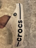 卡駱馳（crocs）洞洞鞋男女鞋貝雅卡駱班Clog休閑沙灘涼拖鞋 205089-126 M5W7 曬單實拍圖