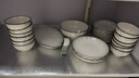 巛焦碗具套裝碗盤(pán)餐具碗套裝餐具整套北歐現代家用釉下彩飯碗盤(pán)子碗筷 6人食【28件】碗盤(pán)組合 曬單實(shí)拍圖