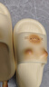 chikoku可愛(ài)小貓拖鞋女夏季新款室內家居厚底卡通外穿涼拖鞋 曬單實(shí)拍圖