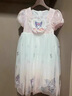 G.DUCKKIDS童裝女童愛莎公主裙夏季洋氣庫洛米兒童裙子寶寶禮服女孩禮物夏裝 紫色裙子 110 建議身高100-110cm年齡4-5 曬單實拍圖