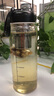LOCKZI噸桶噸耐高溫100度食品級開水防摔茶水分離玻璃泡茶杯大容量水杯 [獨立茶網(wǎng)+杯套] 1000ml 高硼硅防爆 曬單實拍圖