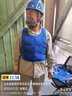 郗德鑫夏季降溫馬甲背心高溫戶外防暑降溫工作服冰袋馬甲制冷服避暑神器 馬甲1個(gè)+12個(gè)冰袋 曬單實(shí)拍圖