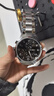 天梭（TISSOT）瑞士手表 速馳系列腕表 鋼帶石英男表T116.617.11.057.01 黑盤銀表殼銀鋼帶阿拉伯數(shù)字時標 曬單實拍圖