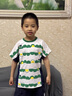 商場(chǎng)阿路和如男寶夏季2024t恤短袖兒童中小童 ABDD1XA207GN 140 CM 曬單實(shí)拍圖