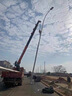 LED路燈桿4米6m8米高桿燈球場(chǎng)燈戶外小區(qū)廣場(chǎng)節(jié)能新農(nóng)村道路照明 3米A字30W路燈 曬單實(shí)拍圖