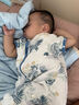 ibaby/英倫寶貝恒溫睡袋嬰兒春雙層紗布寶寶夏季睡袋分腿式連體衣BB 可拆袖-山巖飛鷹（室溫28-32℃） 100碼 曬單實拍圖