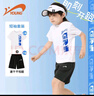 貴人鳥童裝男童夏季運(yùn)動套裝中大童透氣速干短袖兩件套兒童短褲 曬單實(shí)拍圖