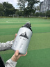 恩爾美 NRMEI大容量鈦保溫杯茶水分離保冷新款噸桶噸戶外運動便攜外出運動水壺 【冰花銀】1500ml/保冷熱+鈦內膽 曬單實拍圖