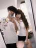 love legend情侶裝短袖t恤一男一女套裝夏季寬松圓領(lǐng)印花半袖上衣服體恤衫 白色+白色 M 男+S女 曬單實拍圖