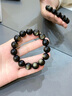 中國黃金精品金曜石手串黑曜石水晶轉(zhuǎn)運(yùn)珠手鏈招財(cái)高級首飾生日七夕節(jié)禮物 【品牌禮盒】*八倉發(fā)貨*當(dāng)/次日達(dá) 金曜石手串*【10MM】 曬單實(shí)拍圖