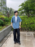 馬克華菲【冰絲牛仔襯衫】夏季薄款短袖男士2025美式復(fù)古T恤襯衣外套男裝 曬單實拍圖