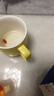 富光大容量高硼硅雙層玻璃杯帶茶隔加厚水杯子帶把泡茶杯辦公杯 曬單實拍圖