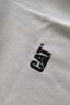 CAT卡特25新品男士戶(hù)外經(jīng)典款雙色厚版發(fā)泡印花短袖T恤 白色 XL 曬單實(shí)拍圖
