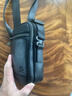 哥比亞保羅斜挎包男士單肩包迷你休閑便攜手機包男款通勤潮包新款真皮小背包 黑色 曬單實(shí)拍圖