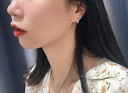 翠奢緣莫比烏斯耳環(huán)女高級(jí)感輕奢耳扣氣質(zhì)耳釘情人節(jié)生日禮物送女友老婆 莫比烏斯耳環(huán)（玫瑰金色） 曬單實(shí)拍圖