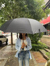 颯望【德國(guó)】高爾夫雨傘帶防水套半自動(dòng)開(kāi)合車(chē)用暴雨專(zhuān)用直桿抗風(fēng)黑膠 【外黑內(nèi)黃】晴雨兩用加大防雨 曬單實(shí)拍圖