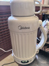 美的（Midea）電熱水壺便攜式旅行車(chē)載嬰兒燒水壺戶(hù)外出行大容量1.2L 國補寬電壓保溫保冷恒溫壺MK-DB12X18-PRO 曬單實(shí)拍圖