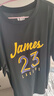NBA球員號碼系湖人勒布朗詹姆斯中性黑色夏季運動(dòng)T恤短袖男 湖人隊勒布朗詹姆斯/黑色 XL 曬單實(shí)拍圖