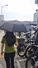 京東京造小黑傘 三折晴雨傘便攜晴雨兩用加固防曬防紫外線遮陽傘23寸105cm 曬單實拍圖
