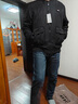 JEEP SPIRIT吉普飛行員棉服外套男士秋冬季棉衣飛行服棒球服夾克棉襖加絨加厚 8908黑色（春秋款） XL 【建議155-170斤】 曬單實(shí)拍圖