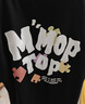 MMOPTOP潮流印花T恤男士夏季日系高街寬松圓領(lǐng)半袖純棉短袖M0032黑色XL 曬單實(shí)拍圖