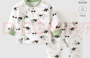翹腳鴨（Tiptoe Duck）嬰兒衣服40g夾棉服春秋冬季新生兒寶寶貼身內(nèi)衣 熊貓 110  曬單實(shí)拍圖