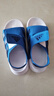 阿迪達斯（adidas）童鞋男女小童露趾防滑軟底涼鞋 ID2841藍 12K/31碼/180mm  曬單實(shí)拍圖