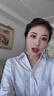 純棉襯衫女長袖輕奢高級感抗皺免燙高檔職業(yè)面試正裝商務(wù)白襯衣 白色V領(lǐng) （長袖） 41 （140-150斤） 曬單實(shí)拍圖