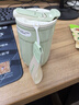 樂(lè)扣樂(lè)扣陶瓷保溫杯女咖啡隨行杯吸管學(xué)生水杯子男不銹鋼便攜辦公2025新款 曬單實(shí)拍圖