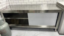 狼鹿304不銹鋼廚房置物柜子工作臺飯店操作臺櫥柜灶臺儲物柜碗柜收納 304組裝款長(cháng)120寬60高80單通 曬單實(shí)拍圖