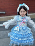 G.DUCKKIDS童裝洛麗塔公主裙女童連衣裙春秋季新款玉桂狗萬圣節(jié)服裝蓬蓬裙女 裙子+打底襯衣 130尺碼7~8歲【120-130cm】 曬單實拍圖