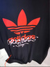 adidas經(jīng)典印花純棉運(yùn)動上衣圓領(lǐng)短袖T恤男裝夏季阿迪達(dá)斯三葉草 黑色   S 曬單實(shí)拍圖