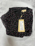 PORTS寶姿年秋冬新品女裝中長(zhǎng)連衣裙ALM8D247FPS025 黑色印花 S (4) 曬單實(shí)拍圖