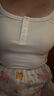 森馬（Semir）背心女短款顯瘦小個子夏季2025簡約風(fēng)亨利領(lǐng)緊身吊帶109325102003 曬單實拍圖