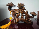 泰禧閣納福葫蘆擺件聚寶盆如意客廳玄關(guān)電視柜裝飾品喬遷開業(yè)禮物 財(cái)福如意大號木紋色 49cm 曬單實(shí)拍圖