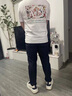 班尼路 BALENO S&K系列夏季冰感棉彈修身小腳九分褲直筒休閑天絲薄款小腳褲 藏青色 30 （115-125斤） 曬單實(shí)拍圖