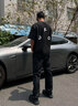 JEEP SPIRIT吉普男鞋秋季透氣防臭運動(dòng)網(wǎng)面網(wǎng)鞋男士厚底增高防滑休閑老爹潮鞋 石墨黑 42 曬單實(shí)拍圖