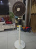 創(chuàng)維【全屋驅蚊】空氣循環(huán)扇家用電風扇落地扇2025新款大風量語音遙控輕音節(jié)能臥室小風扇Q522 白咖色 曬單實拍圖