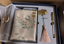 織錦樓蘇繡絲巾女中國風(fēng)商務(wù)送禮桑蠶絲手工刺繡圍巾書簽筆套裝禮盒裝 曬單實(shí)拍圖